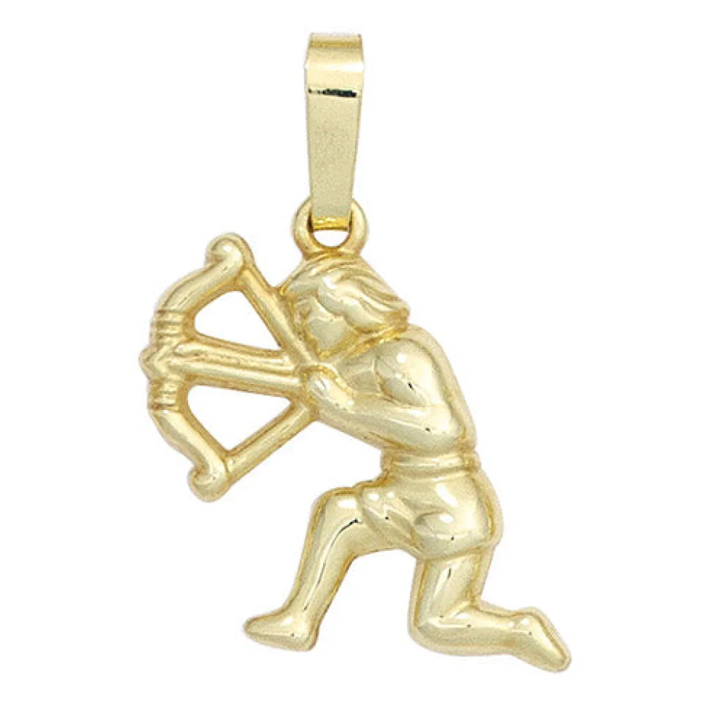 Anhänger Sternzeichen Schütze 333 Gold Gelbgold Sternzeichenanhänger