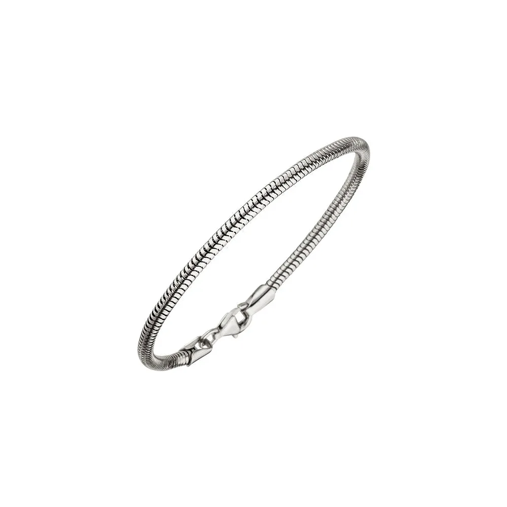 Schlangenarmband 925 Sterling Silber 19 cm Armband Silberarmband