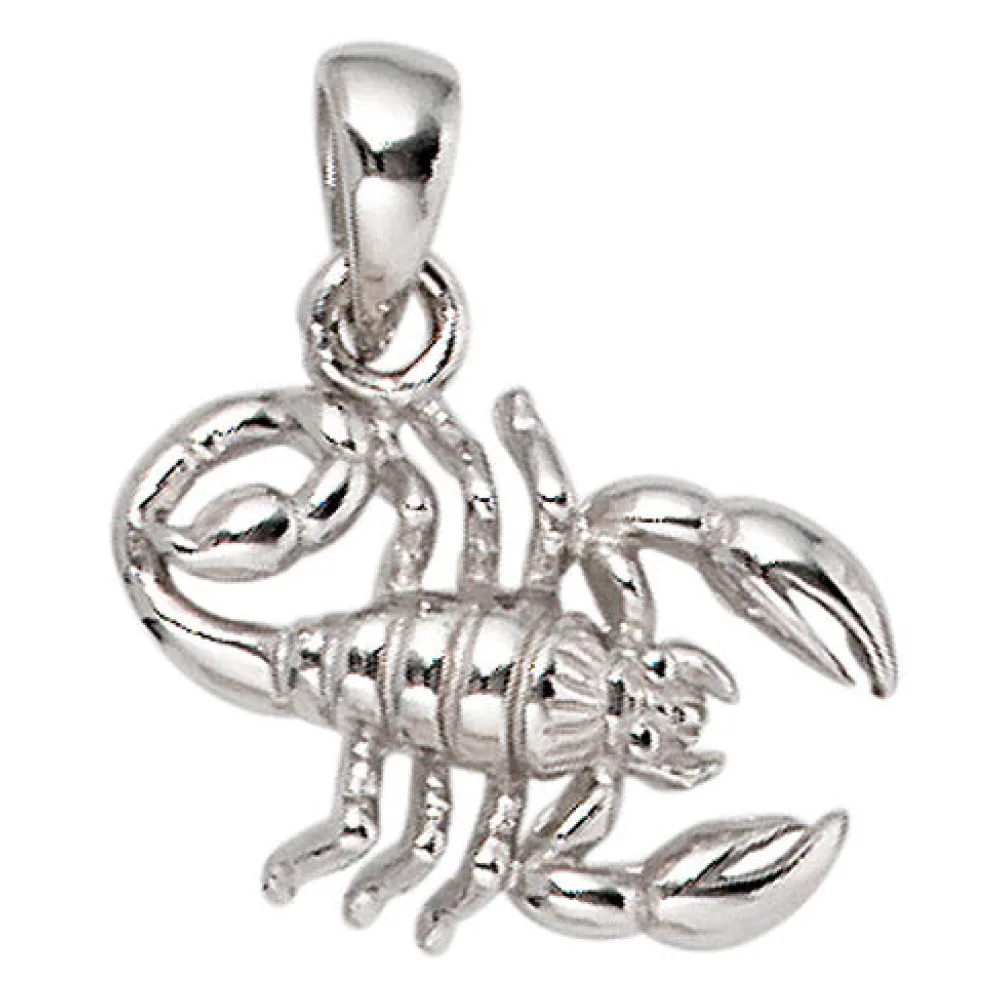 Anhänger Sternzeichen Skorpion 925 Sterling Silber Sternzeichenanhänger