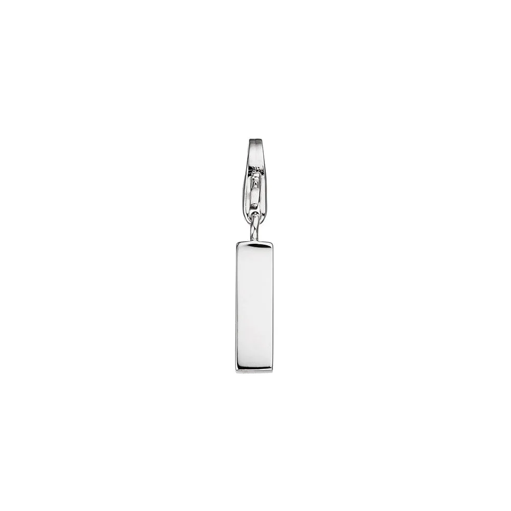 Einhänger Charm Buchstabe I 925 Sterling Silber Anhänger für Bettelarmband