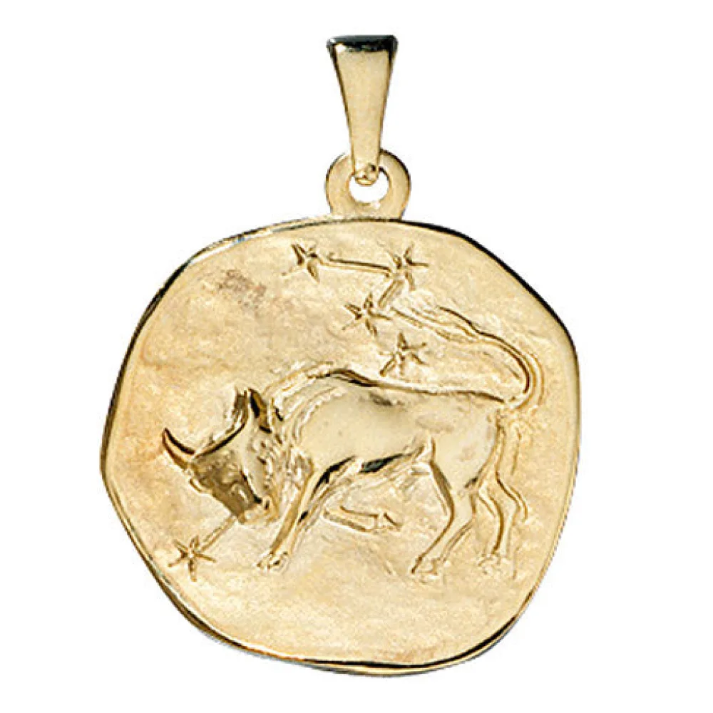 Anhänger Sternzeichen Stier 333 Gold Gelbgold Sternzeichenanhänger