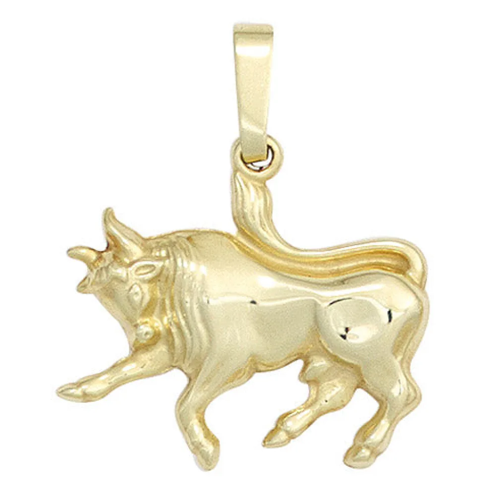 Anhänger Sternzeichen Stier 333 Gold Gelbgold Sternzeichenanhänger