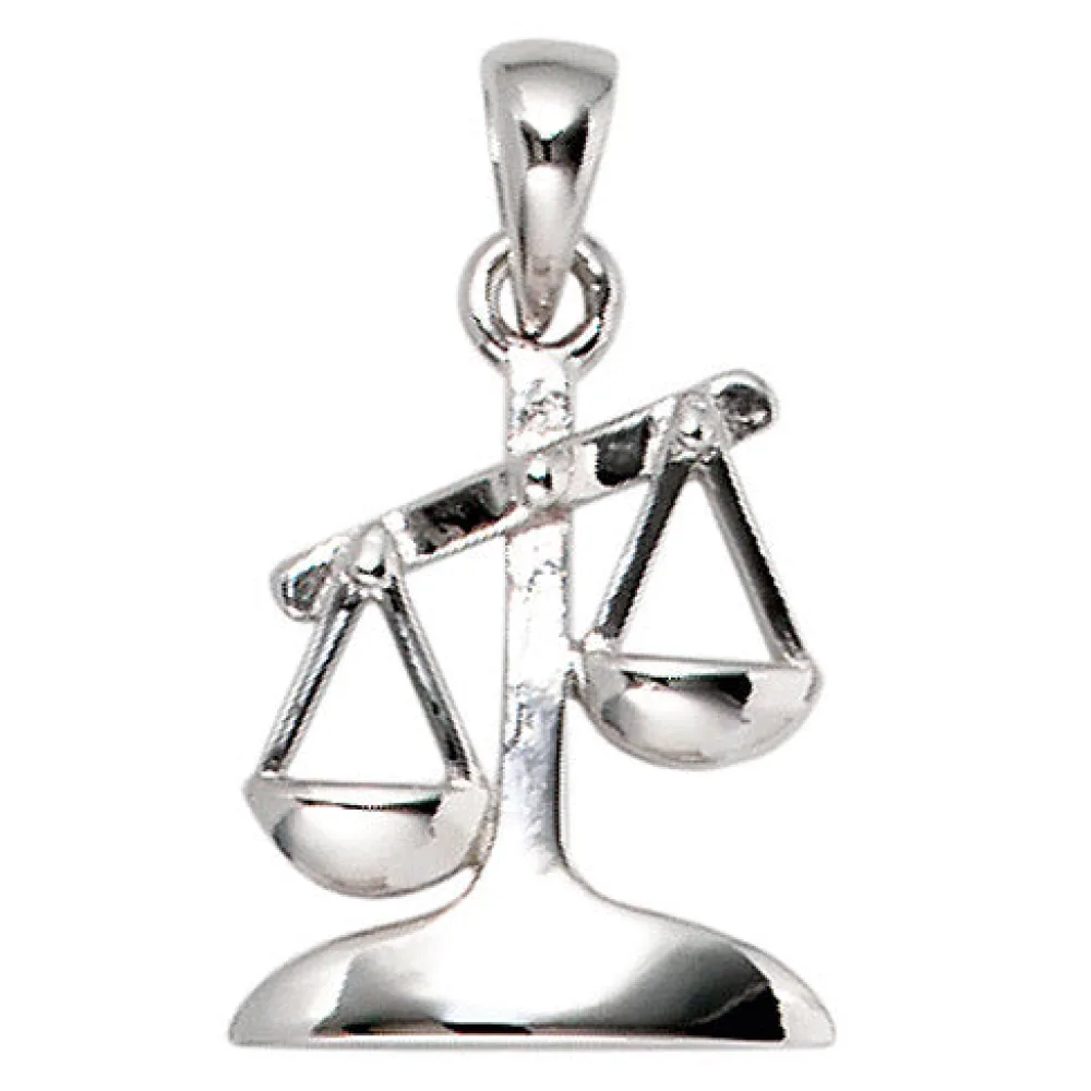 Anhänger Sternzeichen Waage 925 Sterling Silber Sternzeichenanhänger
