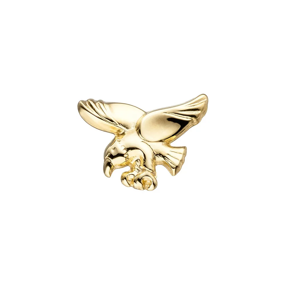 Einzelohrstecker Adler 585 Gold Gelbgold Einzelohrring