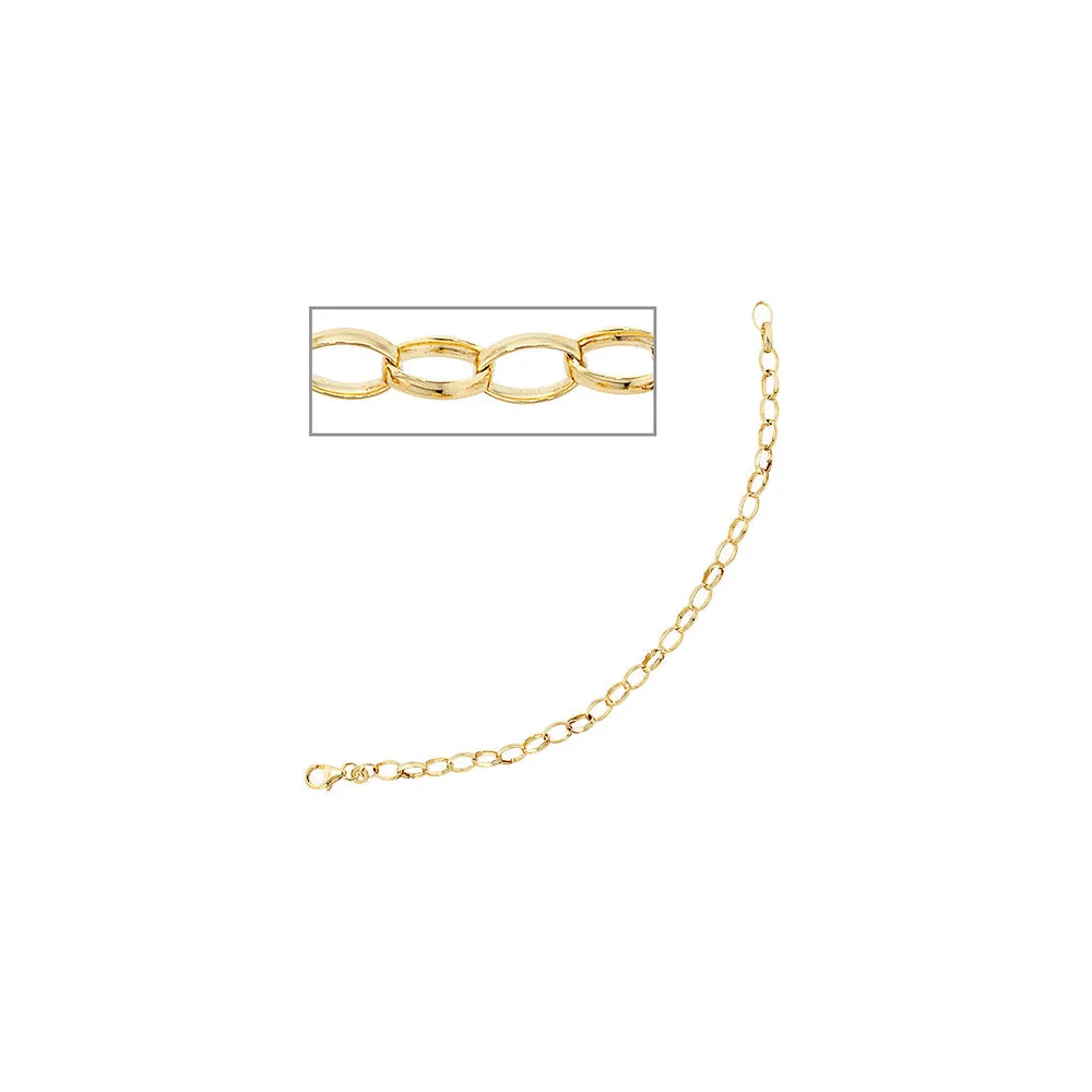 Armband 333 Gold Gelbgold 19 cm Goldarmband Karabiner