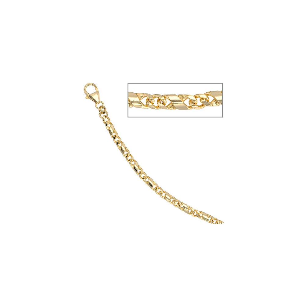 Armband 333 Gold Gelbgold massiv 19 cm Karabiner