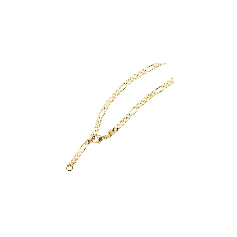 Fußkettchen Fußkette 333 Gold Gelbgold 25 cm Karabiner
