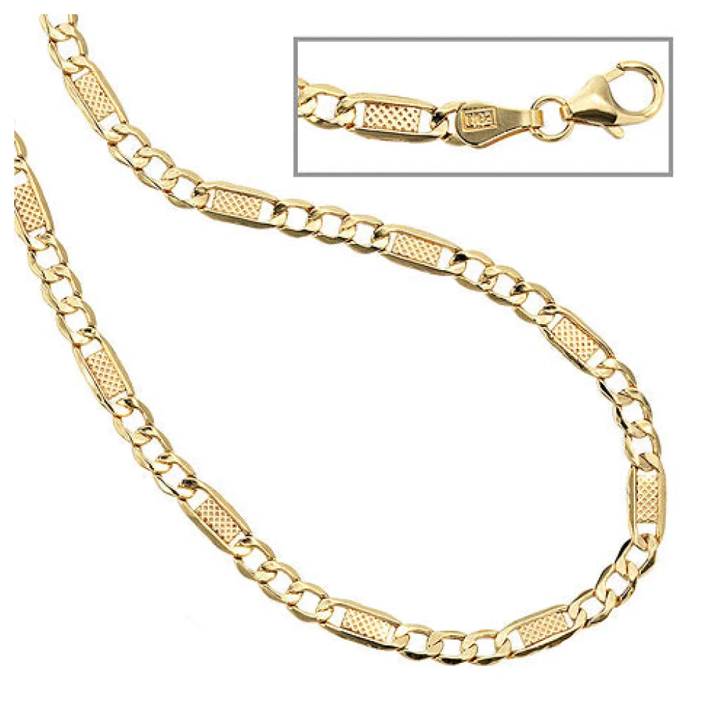 Halskette Kette 333 Gold Gelbgold 45 cm Goldkette Karabiner