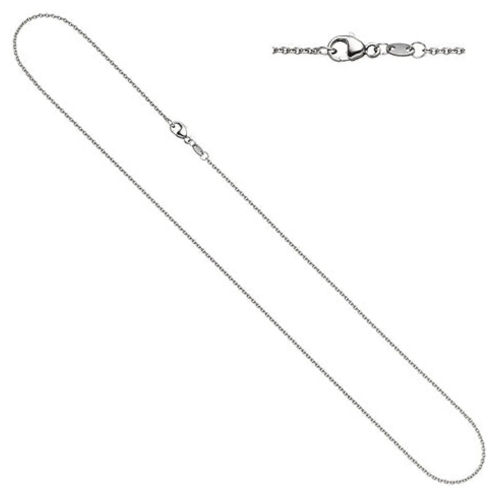 Halskette Kette 950 Platin 45 cm Platinkette Karabiner