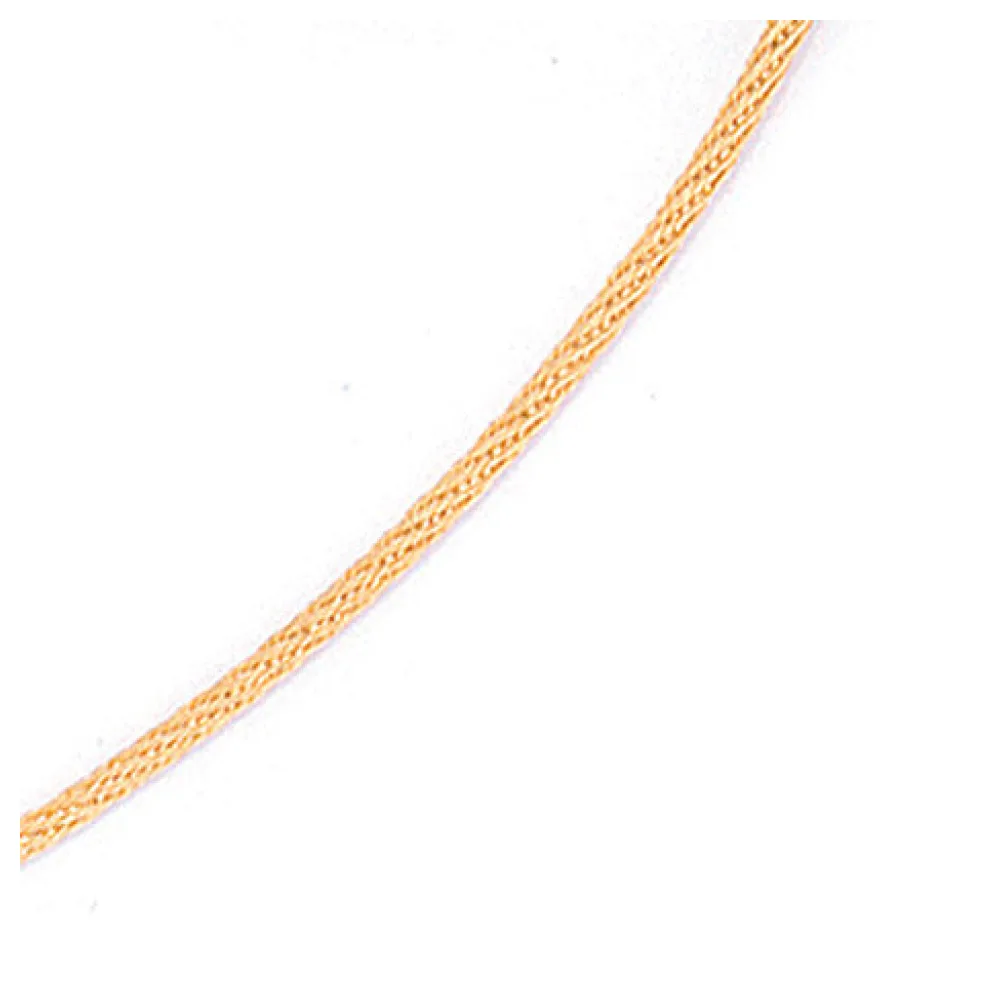 Halsreif 750 Gold Gelbgold 1 1 mm 45 cm Halskette Kette Karabiner