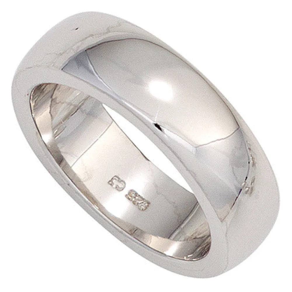 Damen Ring 925 Sterling Silber rhodiniert Silberring-60