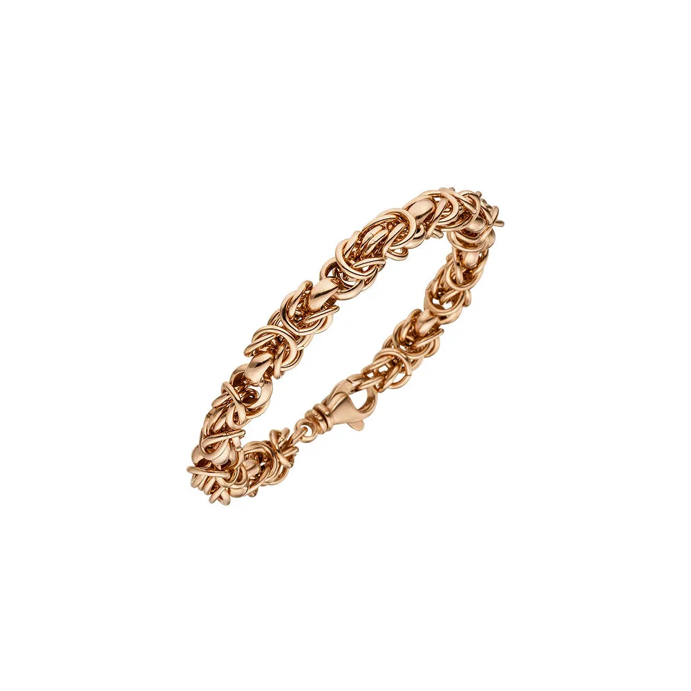 Armband 925 Sterling Silber rotgold vergoldet 20 cm