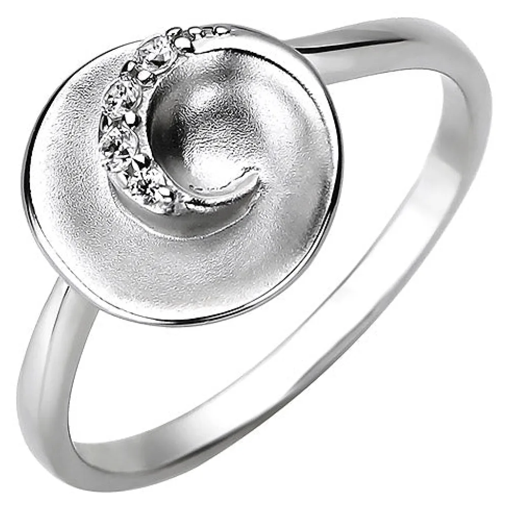 Damen Ring 925 Sterling Silber 4 Zirkonia Silberring-60