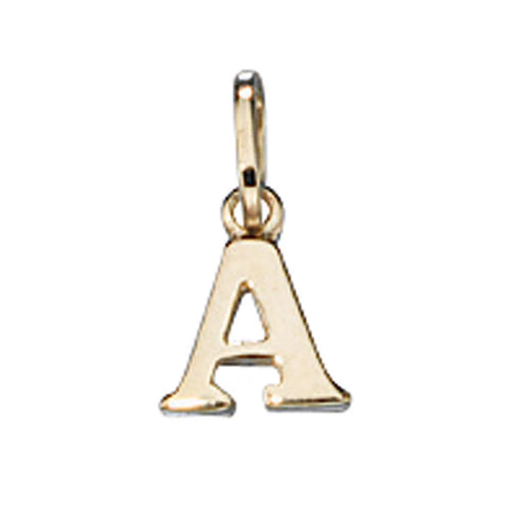 Anhänger Buchstabe A 333 Gold Gelbgold Buchstabenanhänger