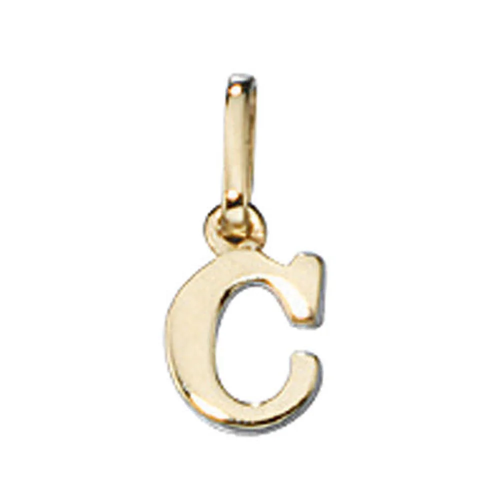 Anhänger Buchstabe C 333 Gold Gelbgold Buchstabenanhänger