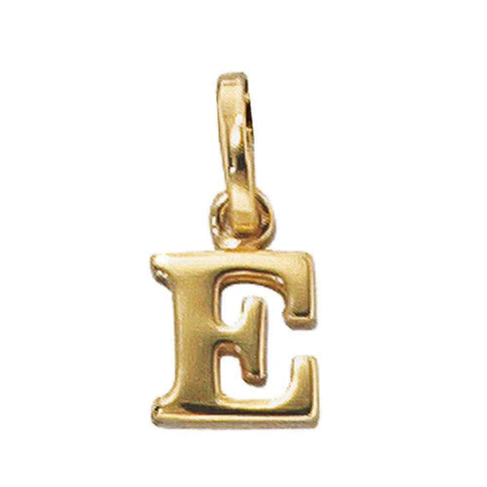 Anhänger Buchstabe E 333 Gold Gelbgold Buchstabenanhänger