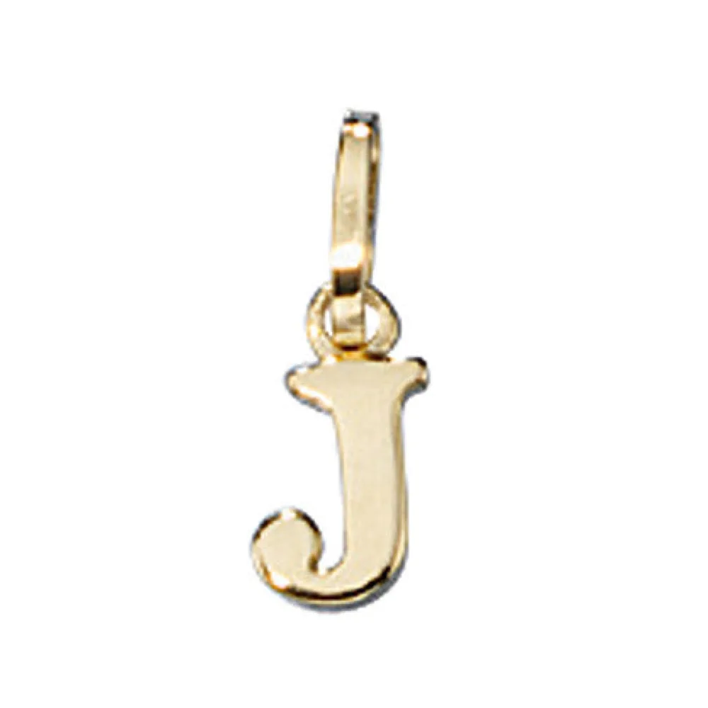 Anhänger Buchstabe J 333 Gold Gelbgold Buchstabenanhänger