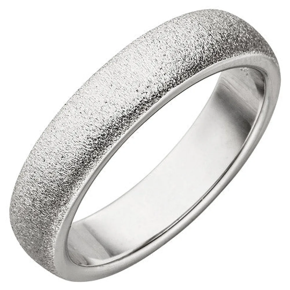 Damen Ring 925 Sterling Silber mit Struktur Silberring-52
