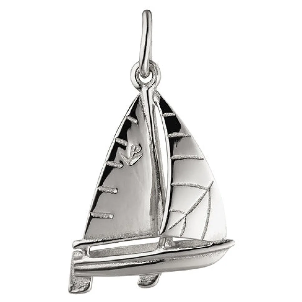 Anhänger Segelschiff Segelboot 925 Sterling Silber Silberanhänger