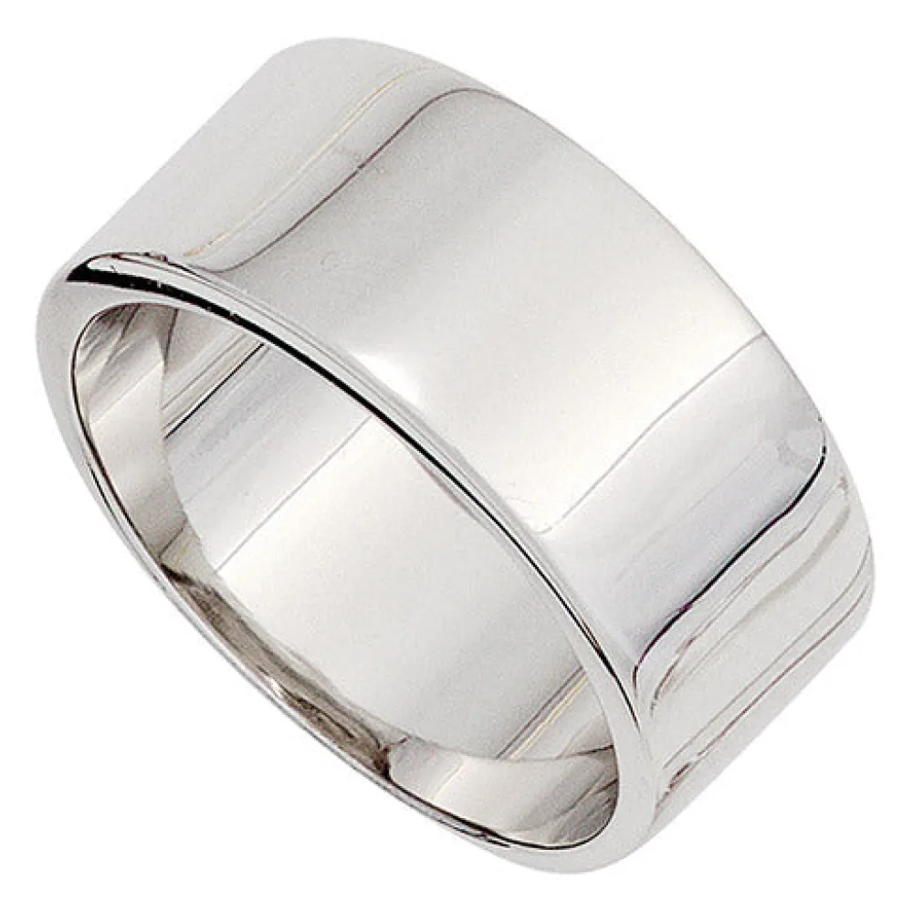 Damen Ring breit 925 Sterling Silber rhodiniert Silberring-54