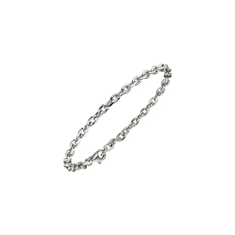 Ankerarmband 925 Sterling Silber diamantiert 21 cm Armband Silberarmband