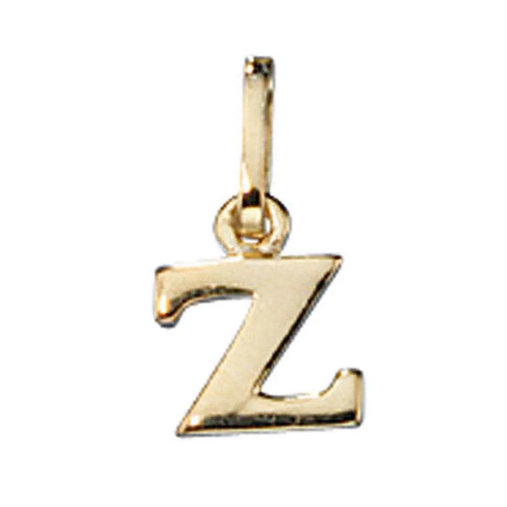 Anhänger Buchstabe Z 333 Gold Gelbgold Buchstabenanhänger