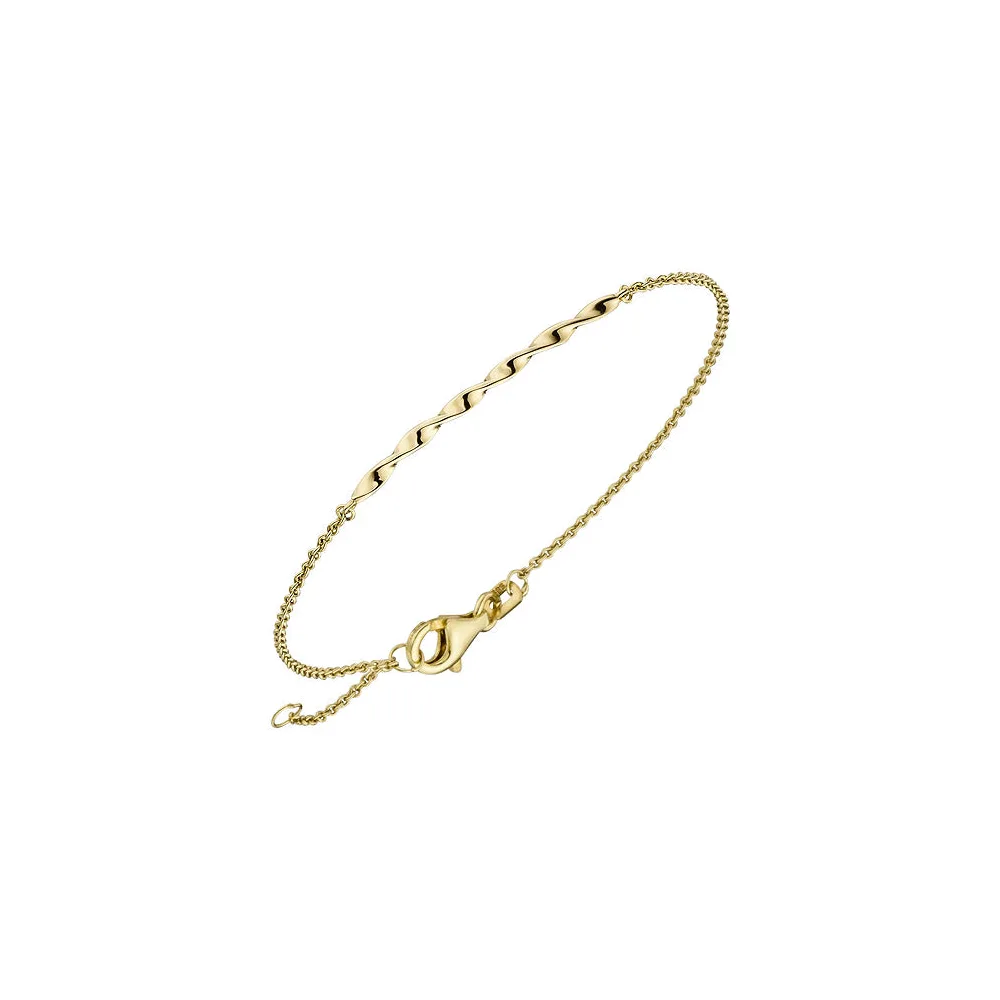 Armband 585 Gold Gelbgold 17 5 cm Goldarmband
