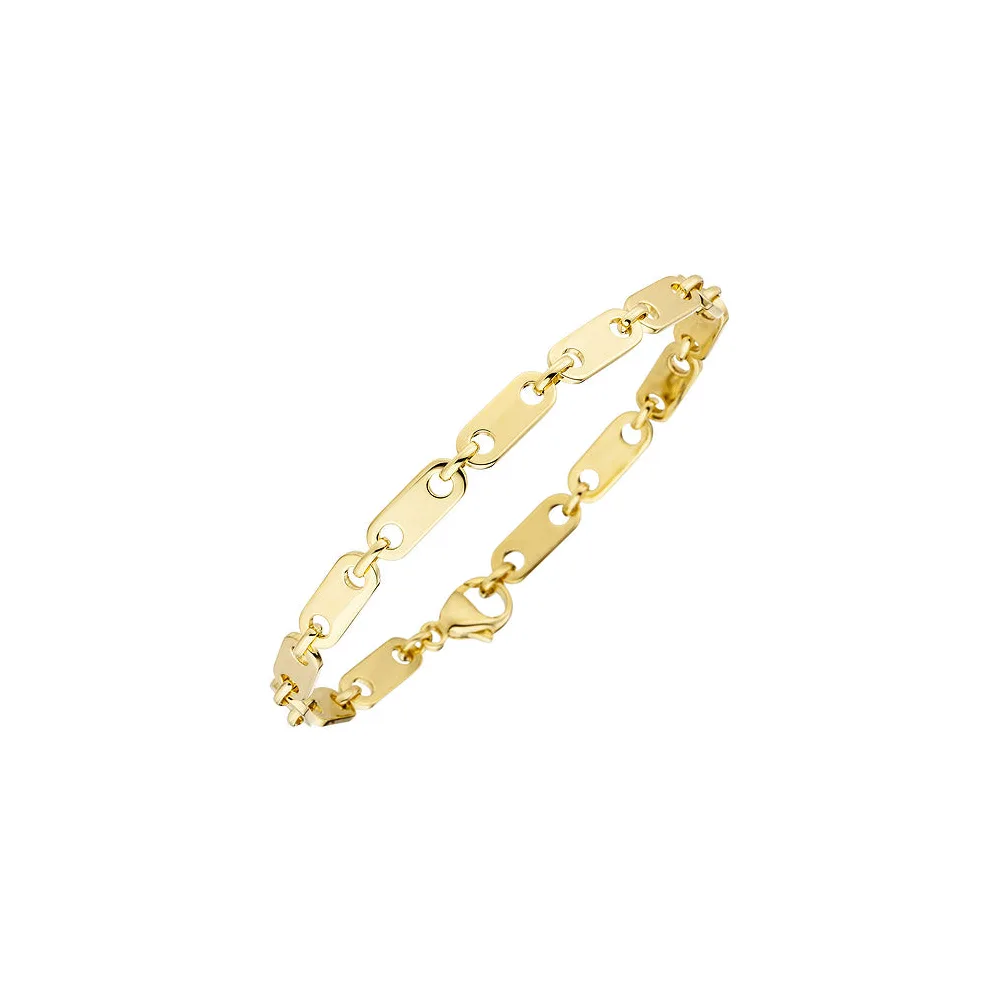 Armband 585 Gold Gelbgold 21 cm Goldarmband