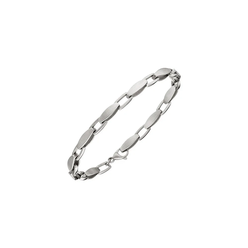 Armband 950 Platin matt 19 5 cm Platinarmband