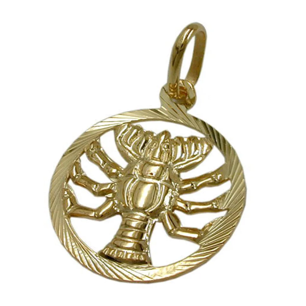 Anhänger Sternzeichen Krebs Gold 375
