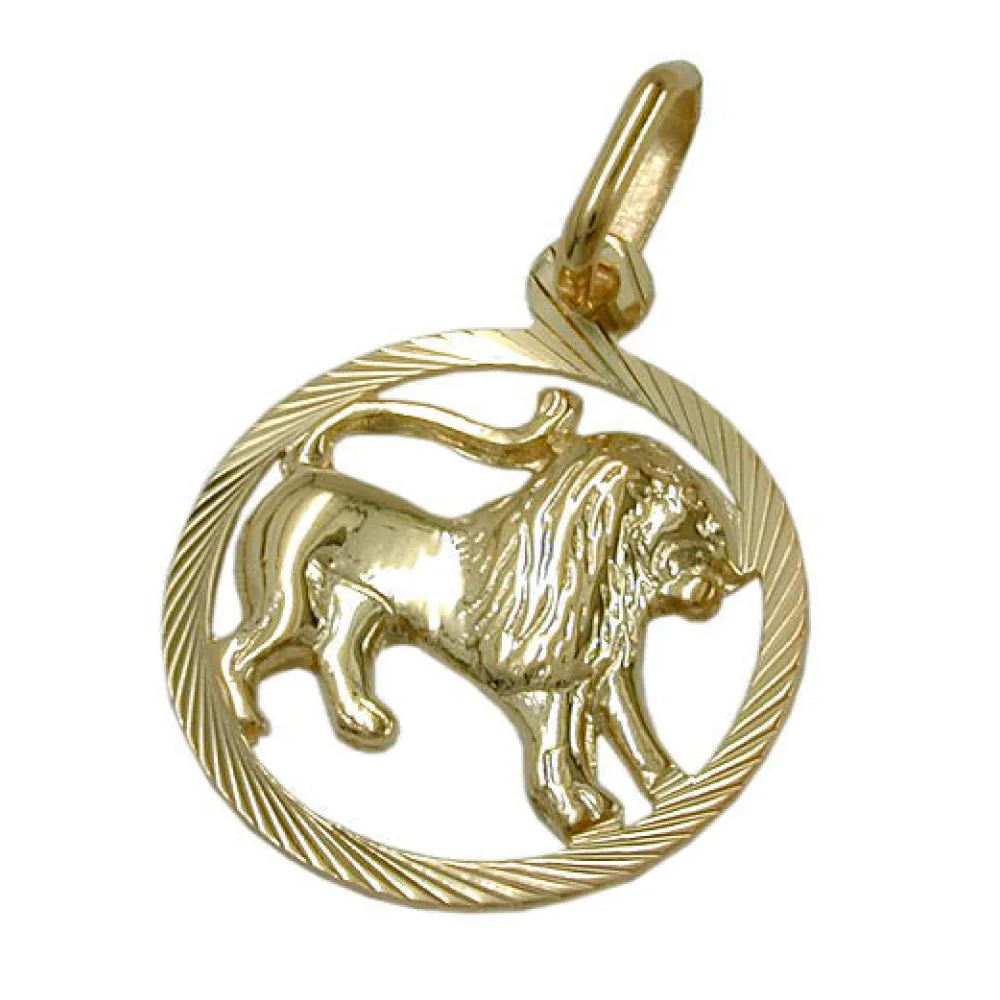 Anhänger Sternzeichen Löwe Gold 375