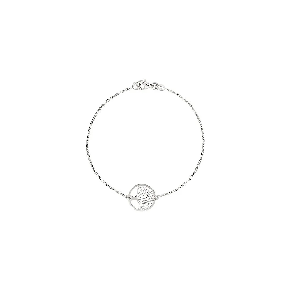 Armband Baum Lebensbaum Weltenbaum 925 Sterling Silber 19 cm