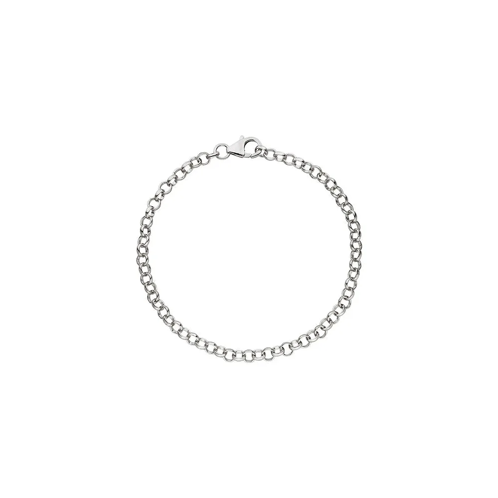 Armband für Charms 925 Sterling Silber 19 cm Erbsarmband