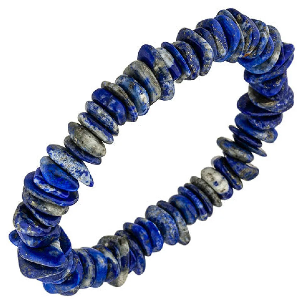 Armband Lapislazuli blau 19 cm Lapislazuliarmband Edelsteinarmband