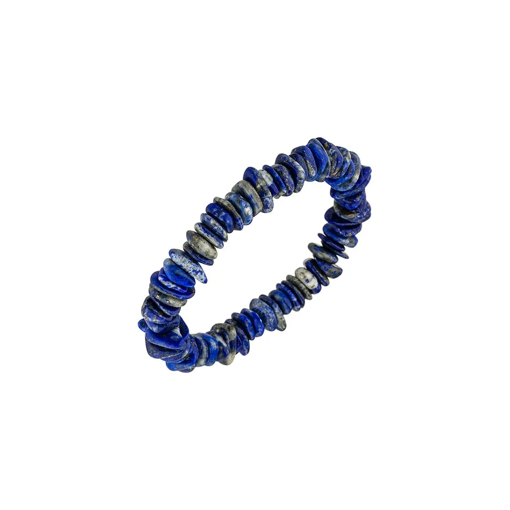 Armband Lapislazuli blau 19 cm Lapislazuliarmband Edelsteinarmband