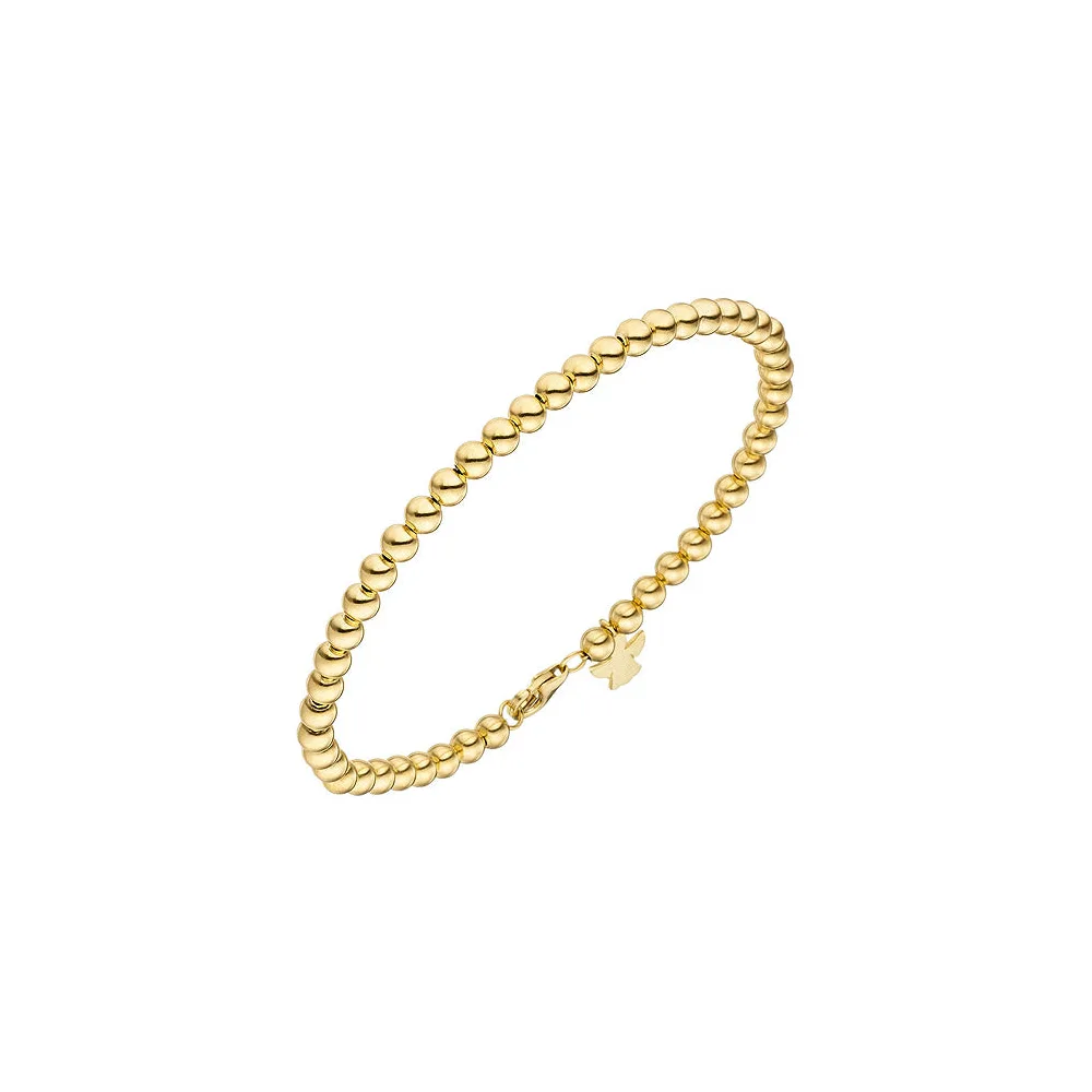 Armband mit Engel 585 Gold Gelbgold 19 cm Goldarmband Schutzengel