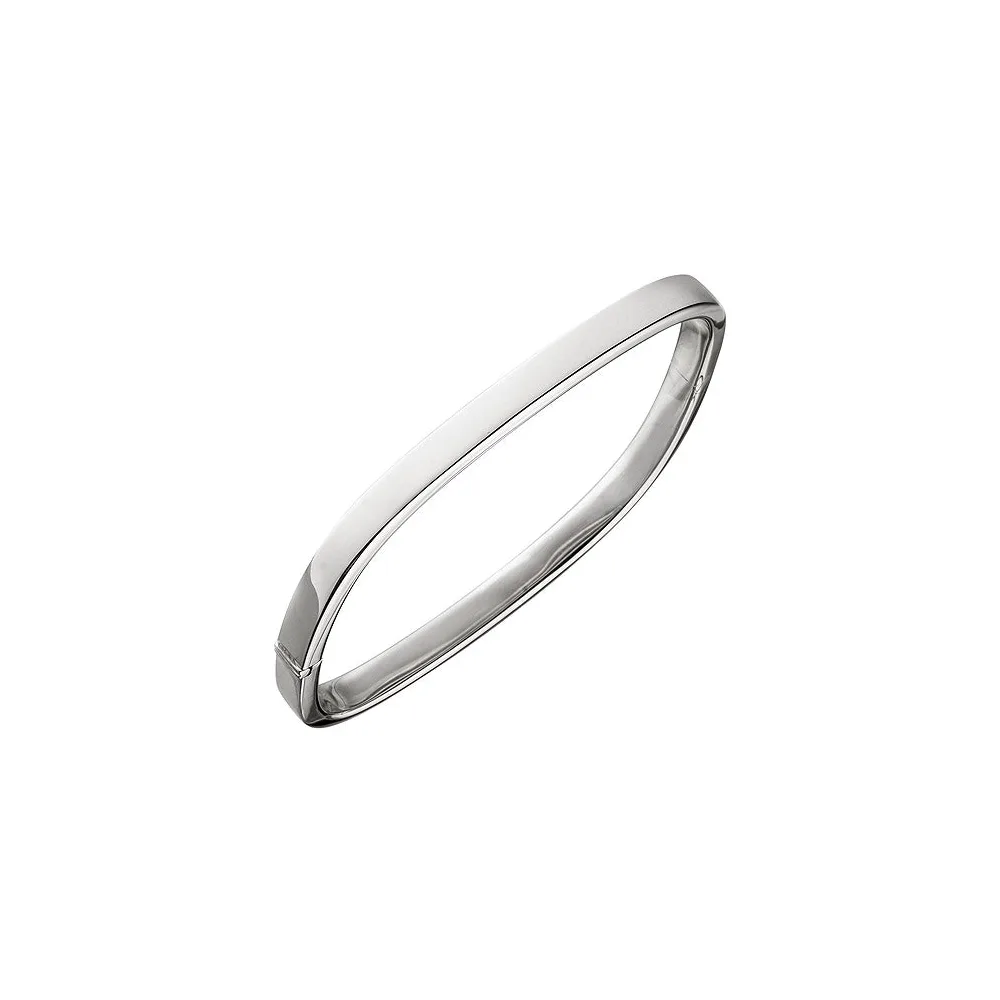 Armreif Armband eckig 925 Sterling Silber Silberarmband
