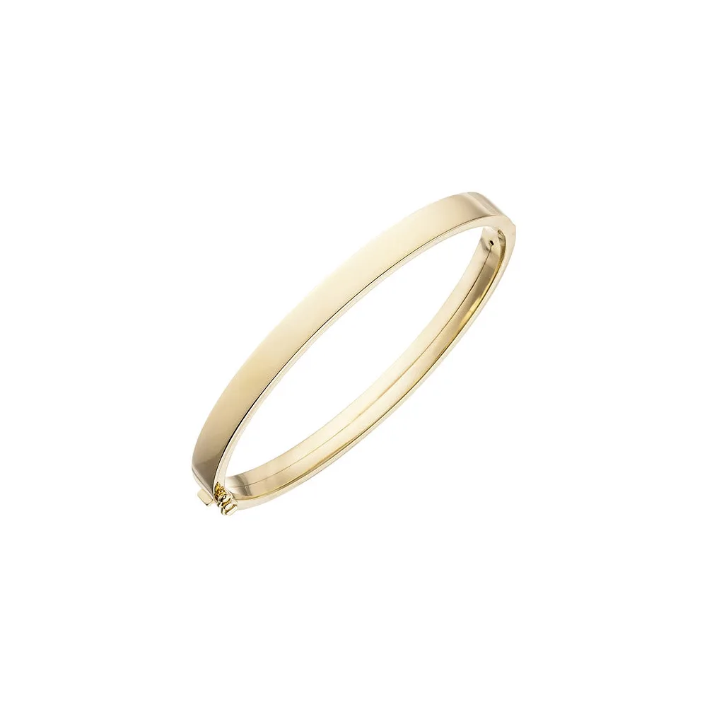Armreif Armband oval 375 Gold Gelbgold Goldarmband Goldarmreif
