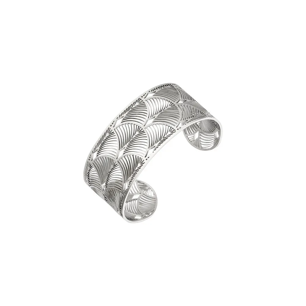 Armspange / offener Armreif Edelstahl Armband