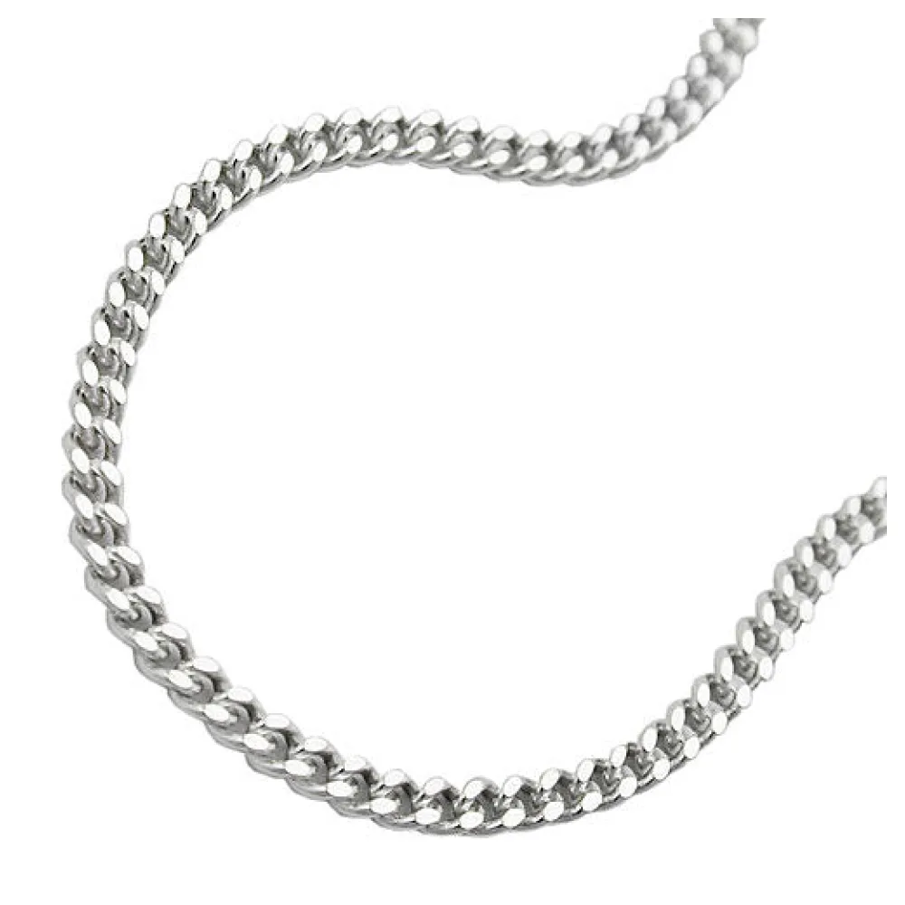 Bauchkette Panzer 90cm Silber 925-50