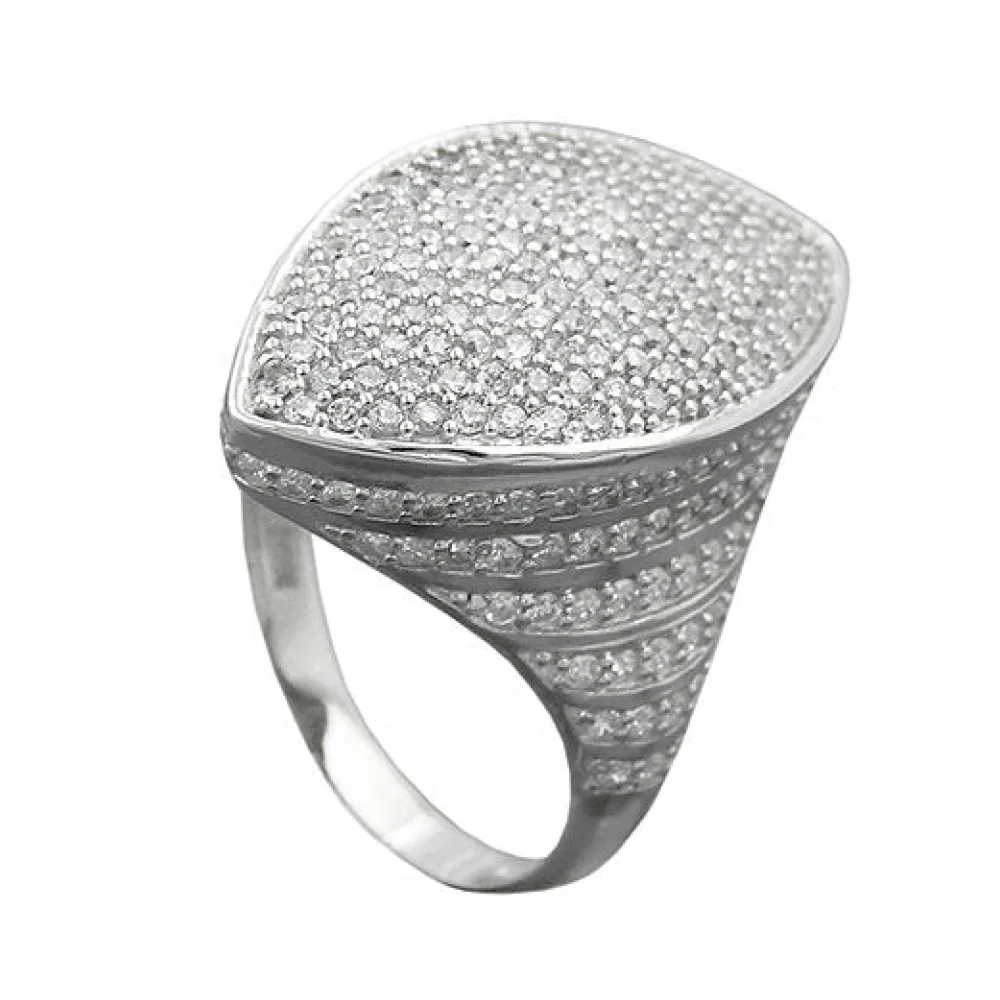 Ring mit vielen Zirkonia Silber 925-62