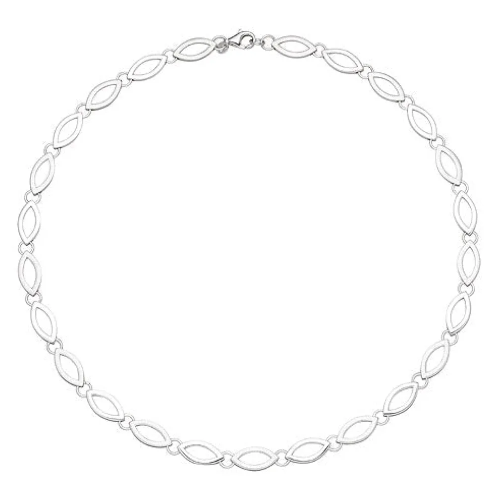 Collier Halskette 925 Sterling Silber 45 cm Kette Silberkette