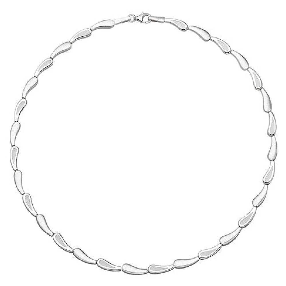 Collier Halskette 925 Sterling Silber 45 cm Kette Silberkette