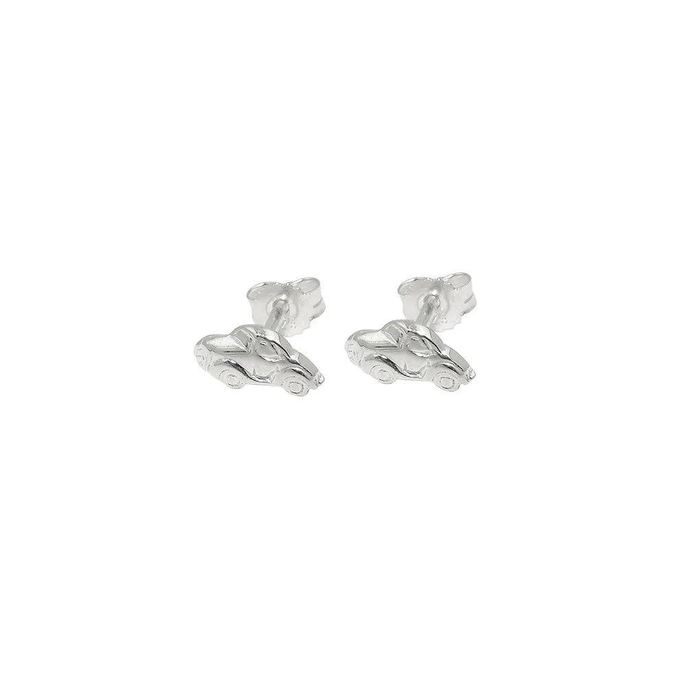 Ohrstecker kleines Auto Silber 925