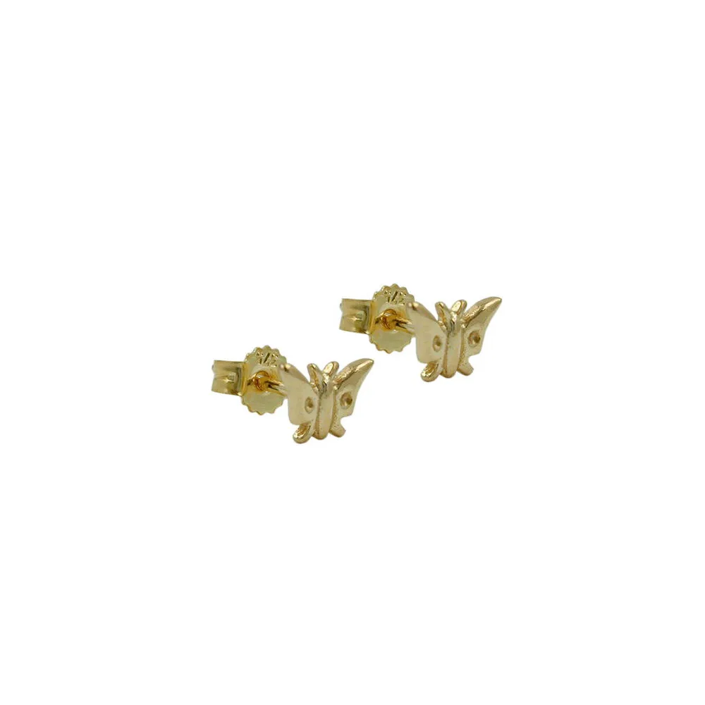 Ohrstecker Schmetterling Gold 375
