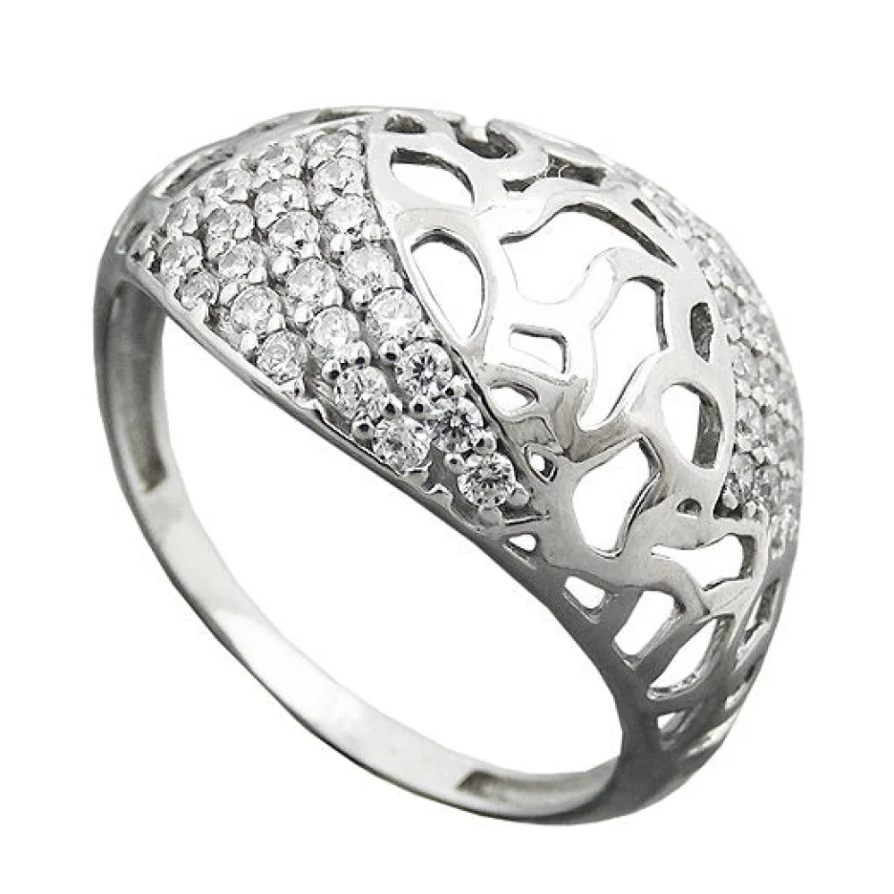 Ring mit Zirkonia Silber 925-57