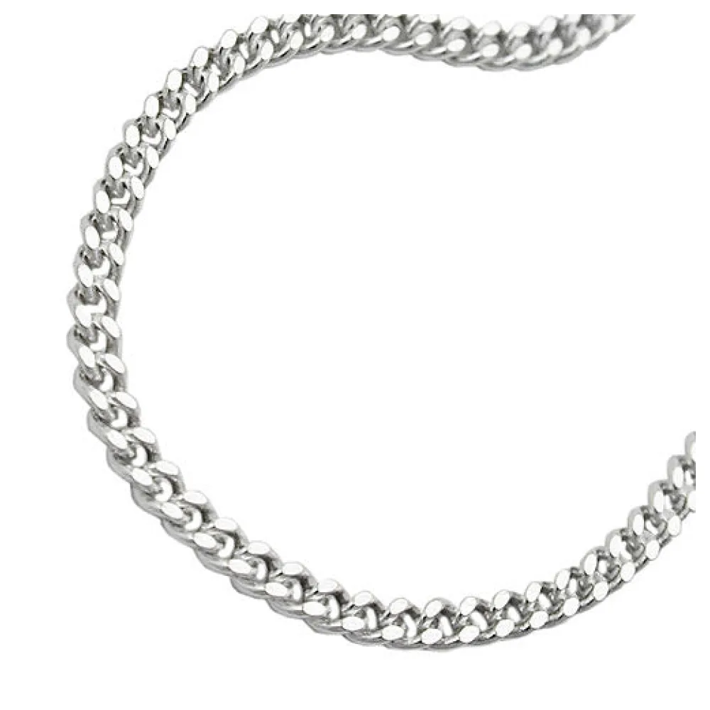 Kette Panzerkette flach Silber 925-55