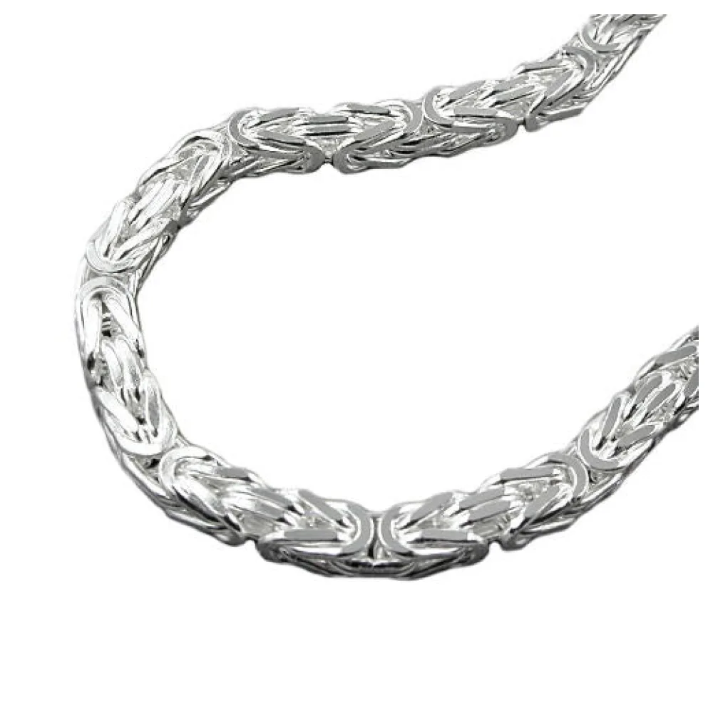 Kette 6mm Königskette Silber 925-55