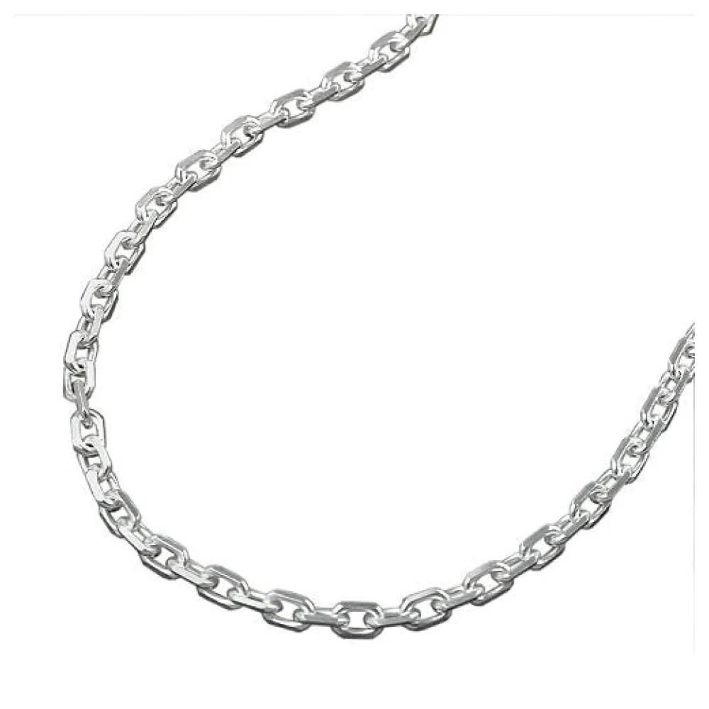 Kette Anker 8x diamantiert Silber 925-60