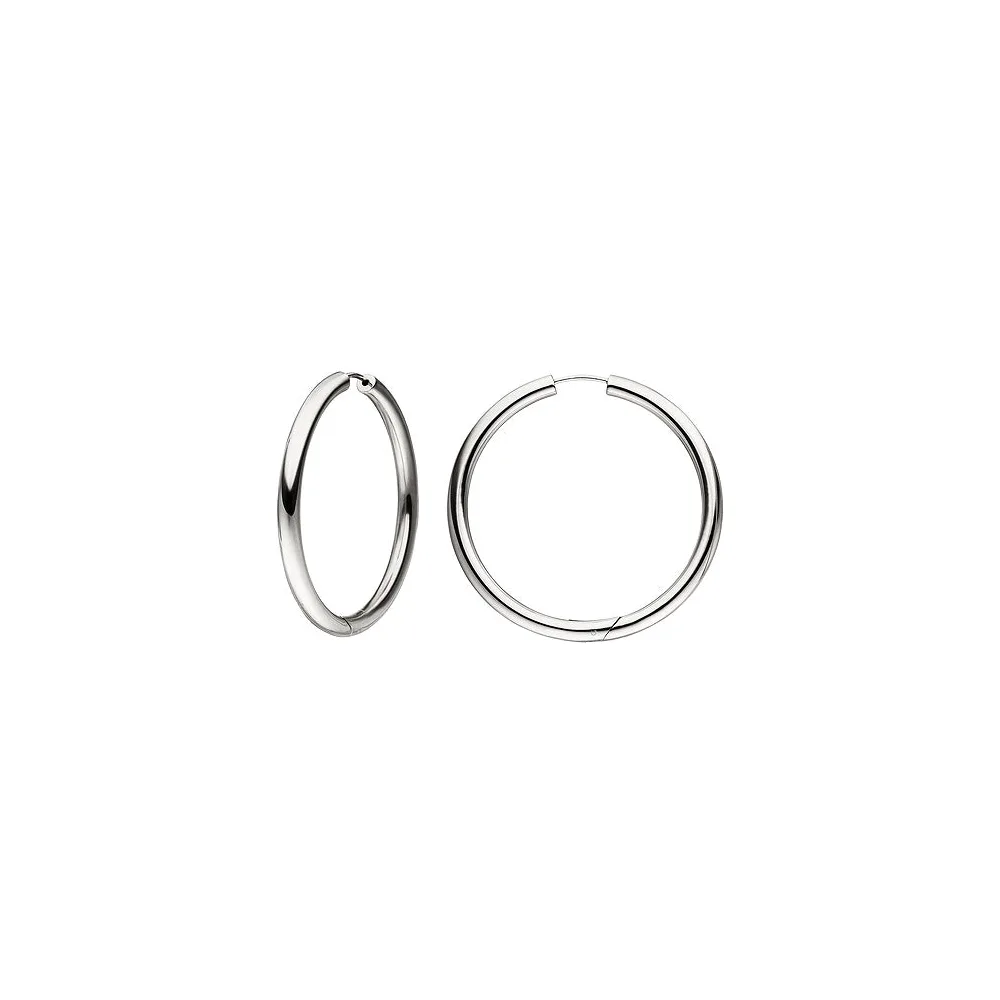 Creolen groß 925 Sterling Silber Ohrringe Durchmesser 48 mm